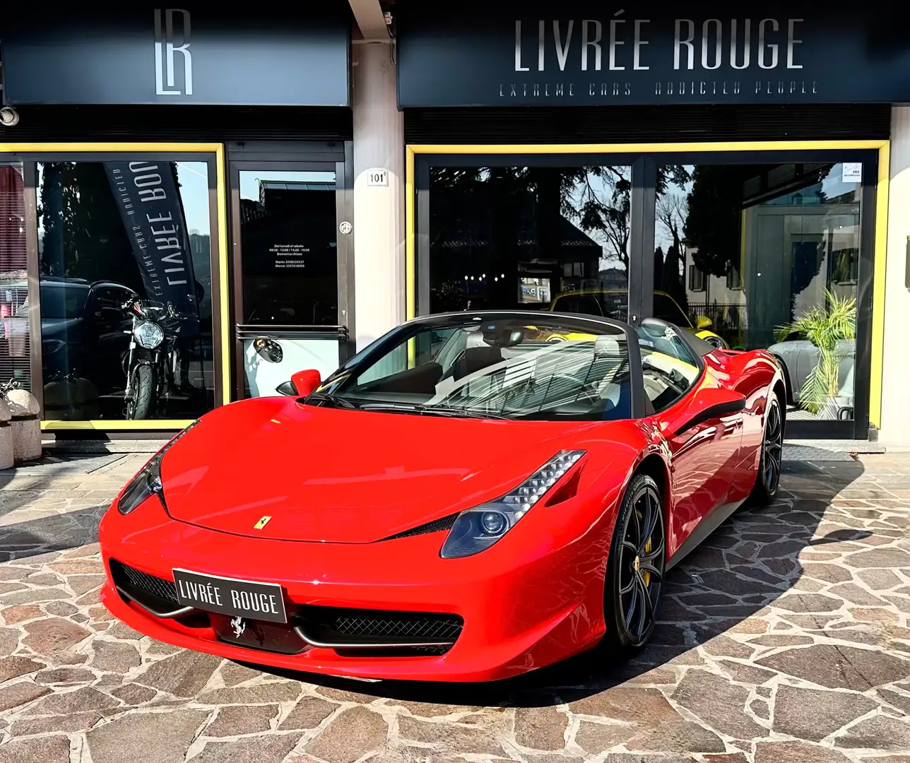 Ferrari 458 Spider 4.5 dct Rood - 1
