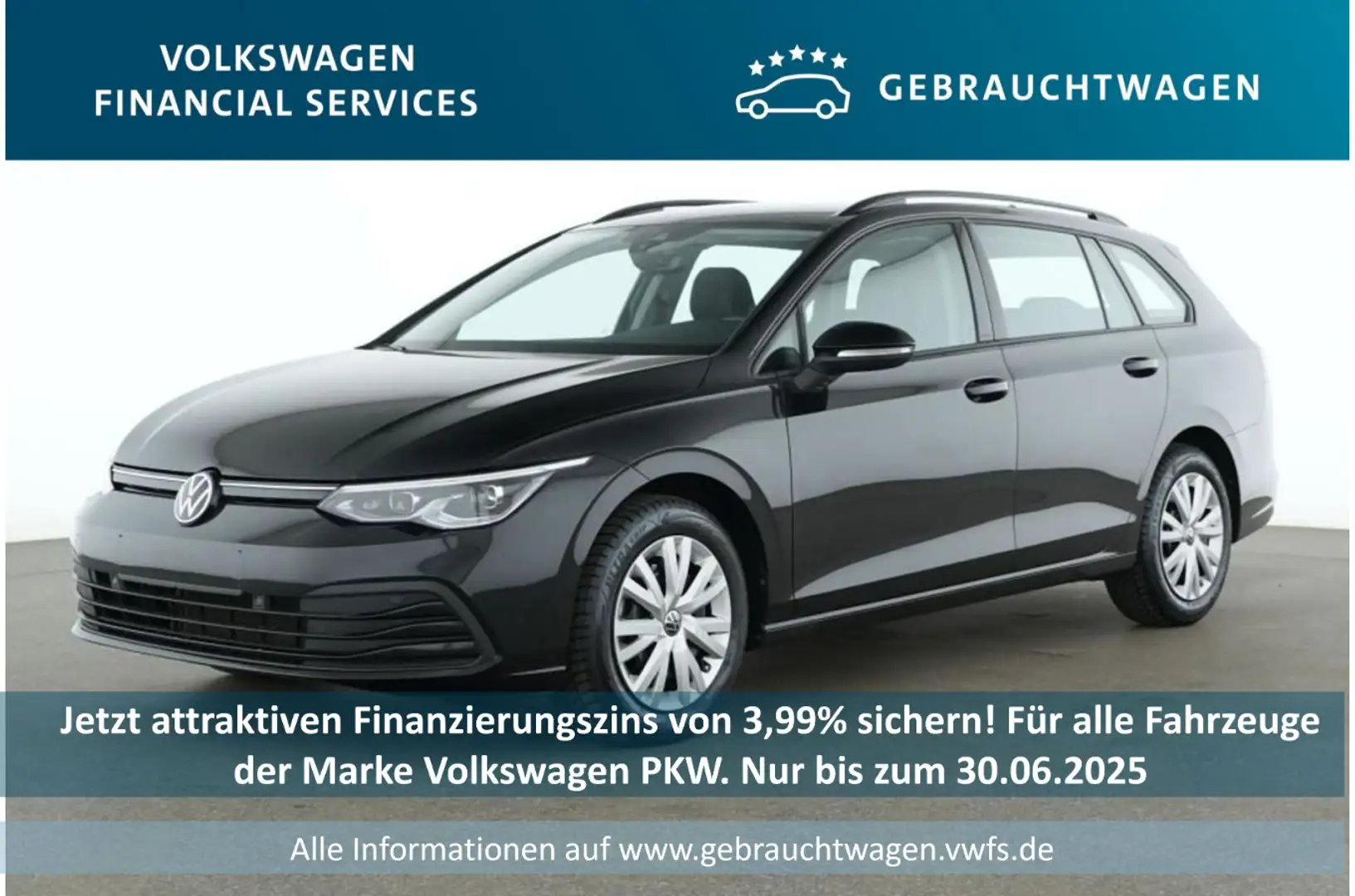 Volkswagen Golf Variant Life 1.5 TSI PDC*Tempo*Klima*SH Schwarz - 1