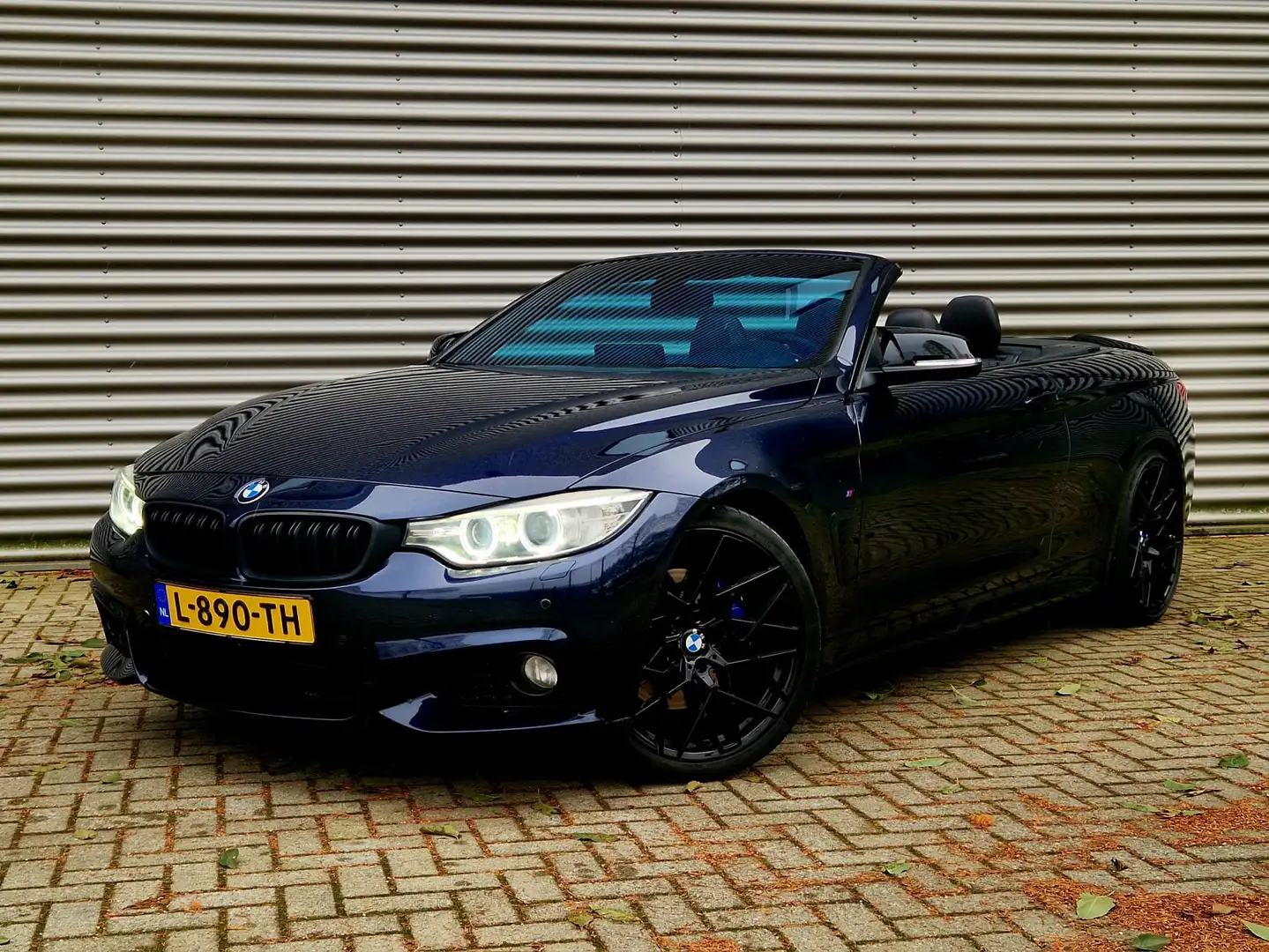 BMW 435 4-serie Cabrio 435i High Executive Cabrio / Stoelv Blauw - 2