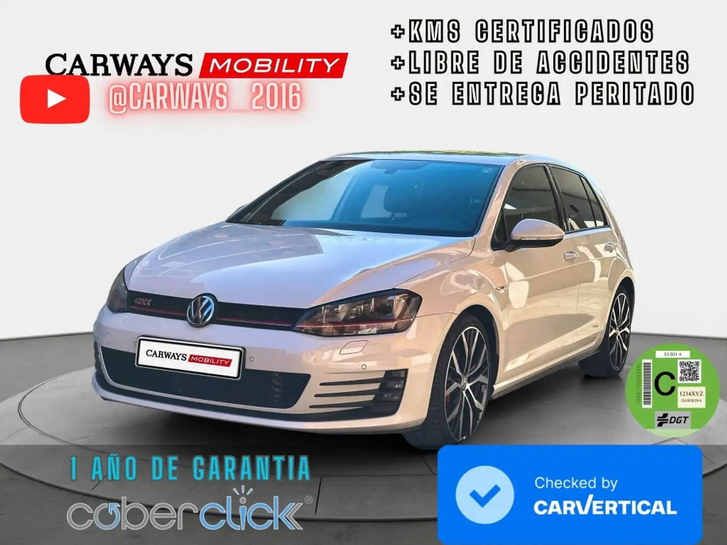 Volkswagen Golf GTI 2.0 TSI Performance DSG 230 Blanco - 1