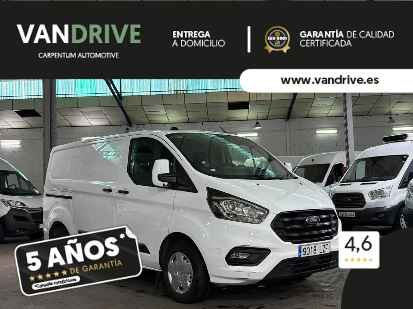 Ford Transit Custom Van 2.0 TDCI Blanco - 1