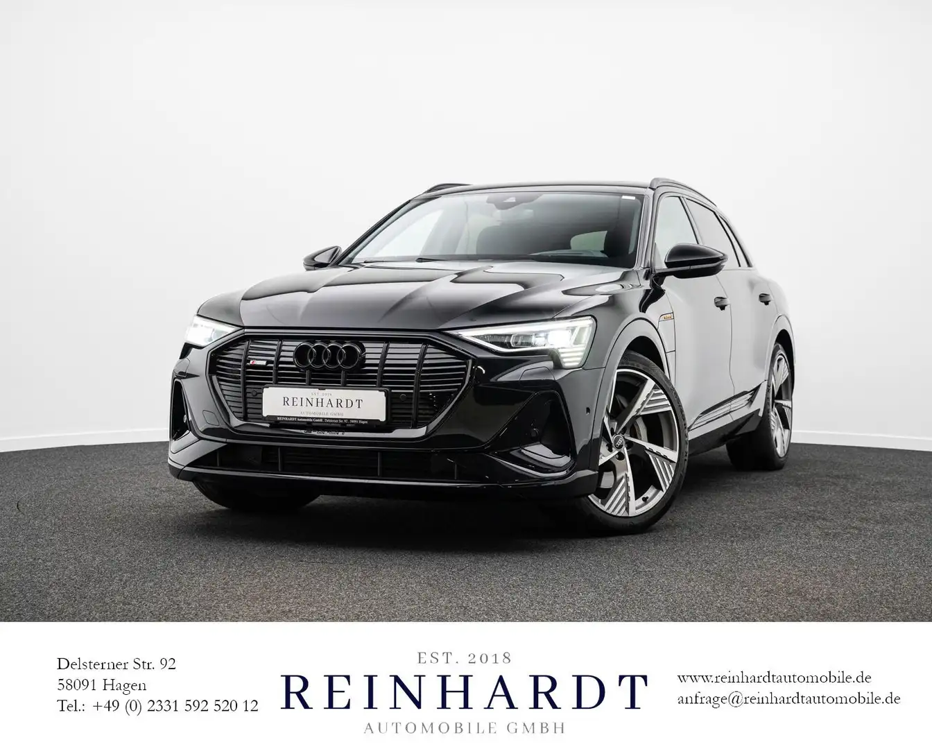Audi e-tron 55 2x S LINE/BLACK/22Z/ACC/HuD/PANO/B&O Noir - 1