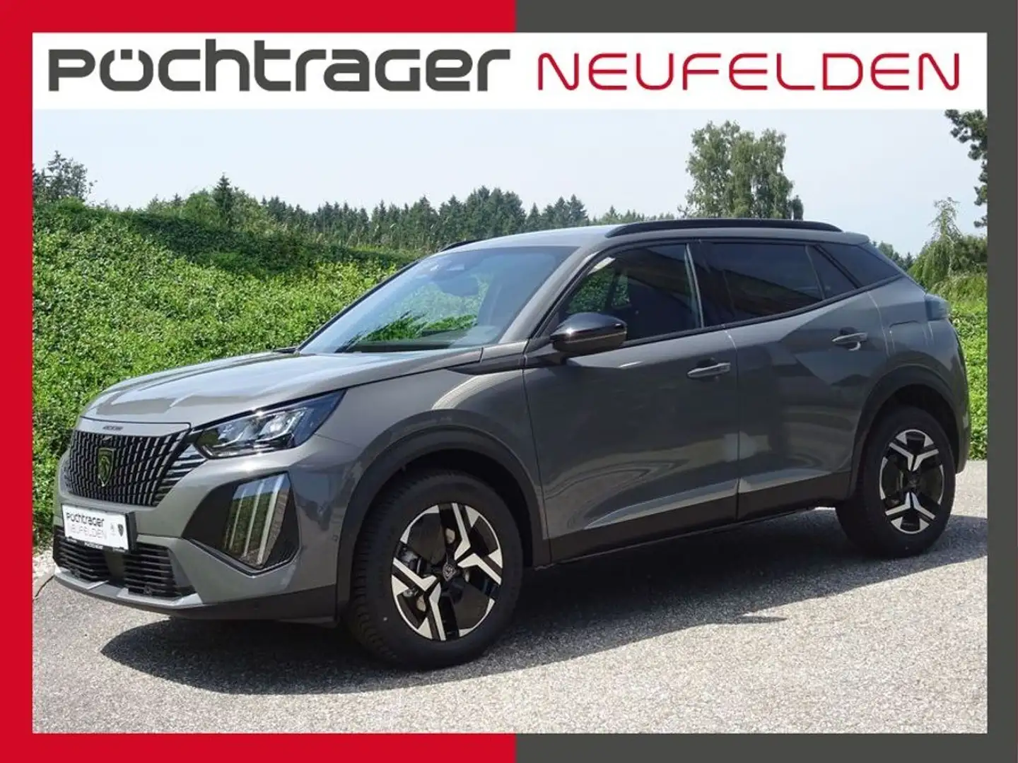 Peugeot 2008 Hybrid 145 e-DCS6 Allure Grau - 1