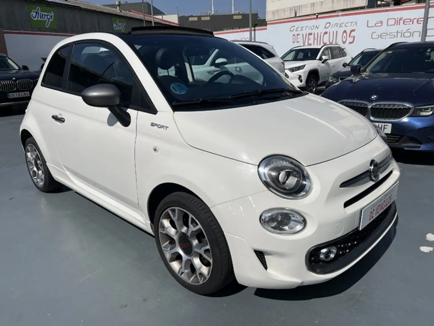 Fiat 500C 1.0 Hybrid Red 52kW Bianco - 1