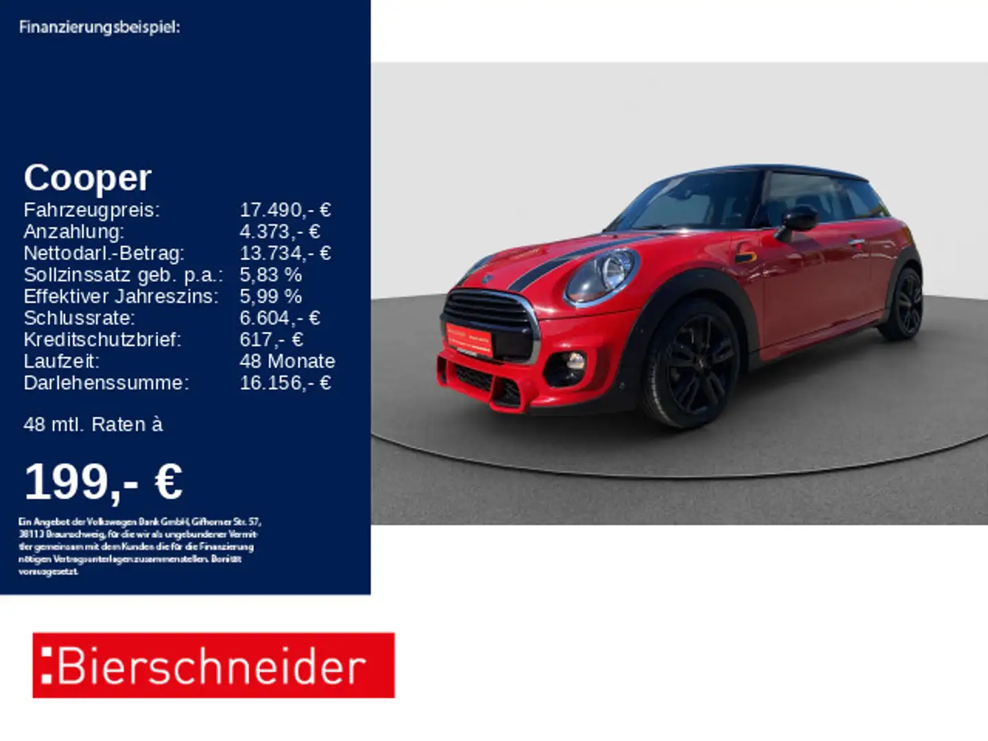 MINI Cooper 1.5 DKG JCW Trim PANO PDC SHZ Roşu - 1