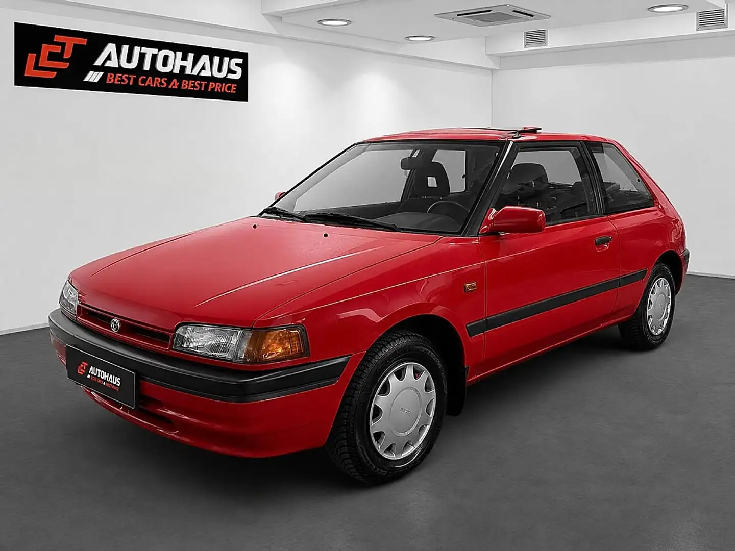Mazda 323 1,6 i Aut. | 1.BESITZ | PICKERL BIS 03/2027 | Rot - 1