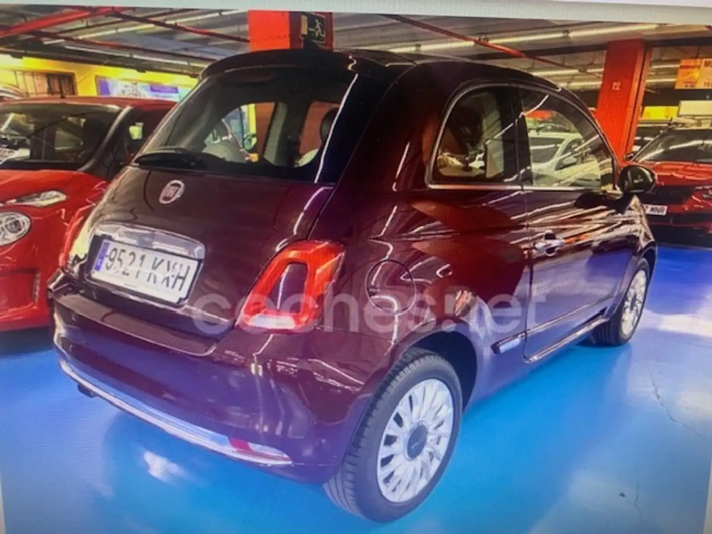 Fiat 500 0.9 Lounge Burdeos - 2