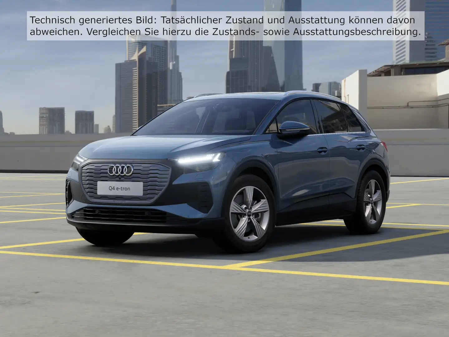 Audi Q4 e-tron 40 e-tron MatrixLED DAB HuD ACC Blau - 1