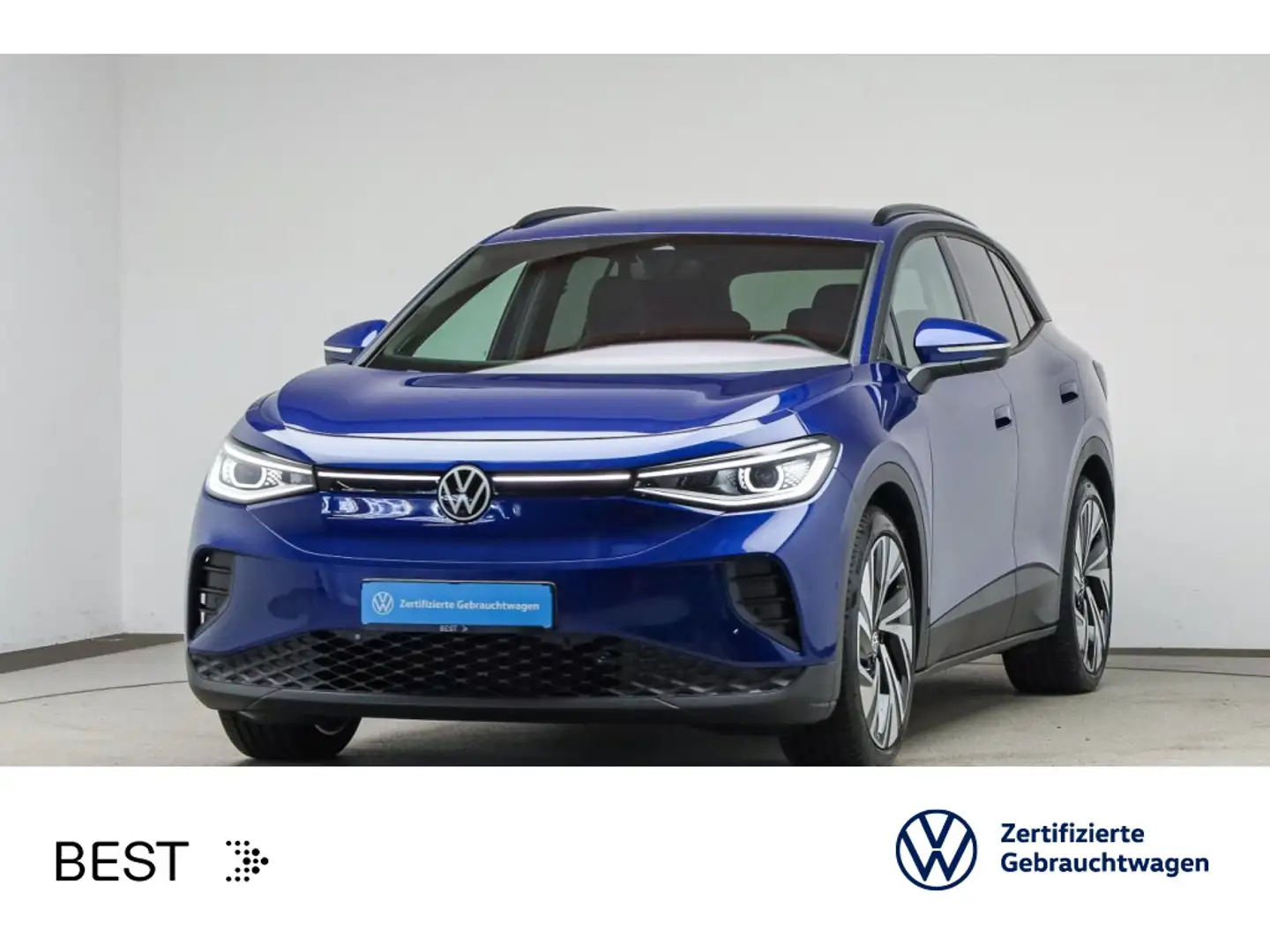 Volkswagen ID.4 Pro*AHK*WÄRMEPUMPE*KAMERA*NAVI*21ZOLL*IQ.LI Blau - 1
