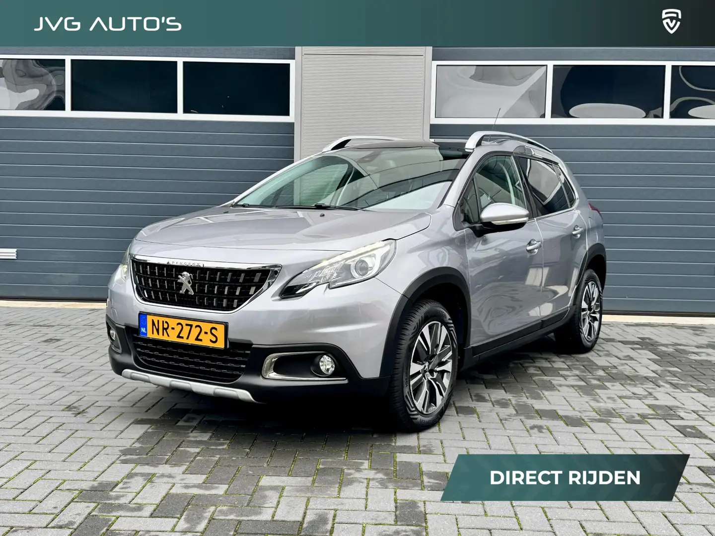 Peugeot 2008 1.2/ 110PK Allure Airco/ Panorama/ LED/ Facelift/ Gris - 1