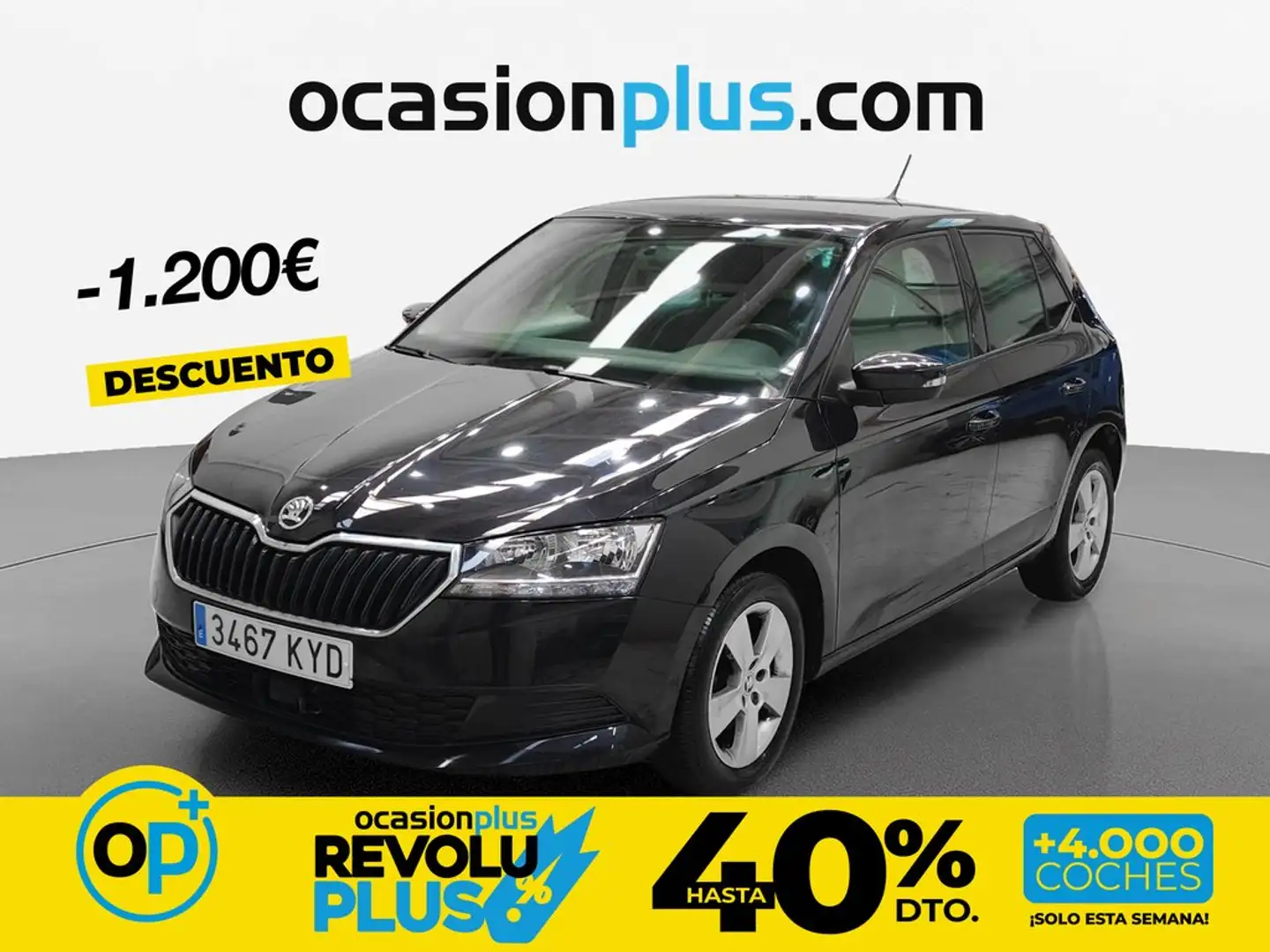 Skoda Fabia 1.0 MPI Ambition 55kW Schwarz - 1