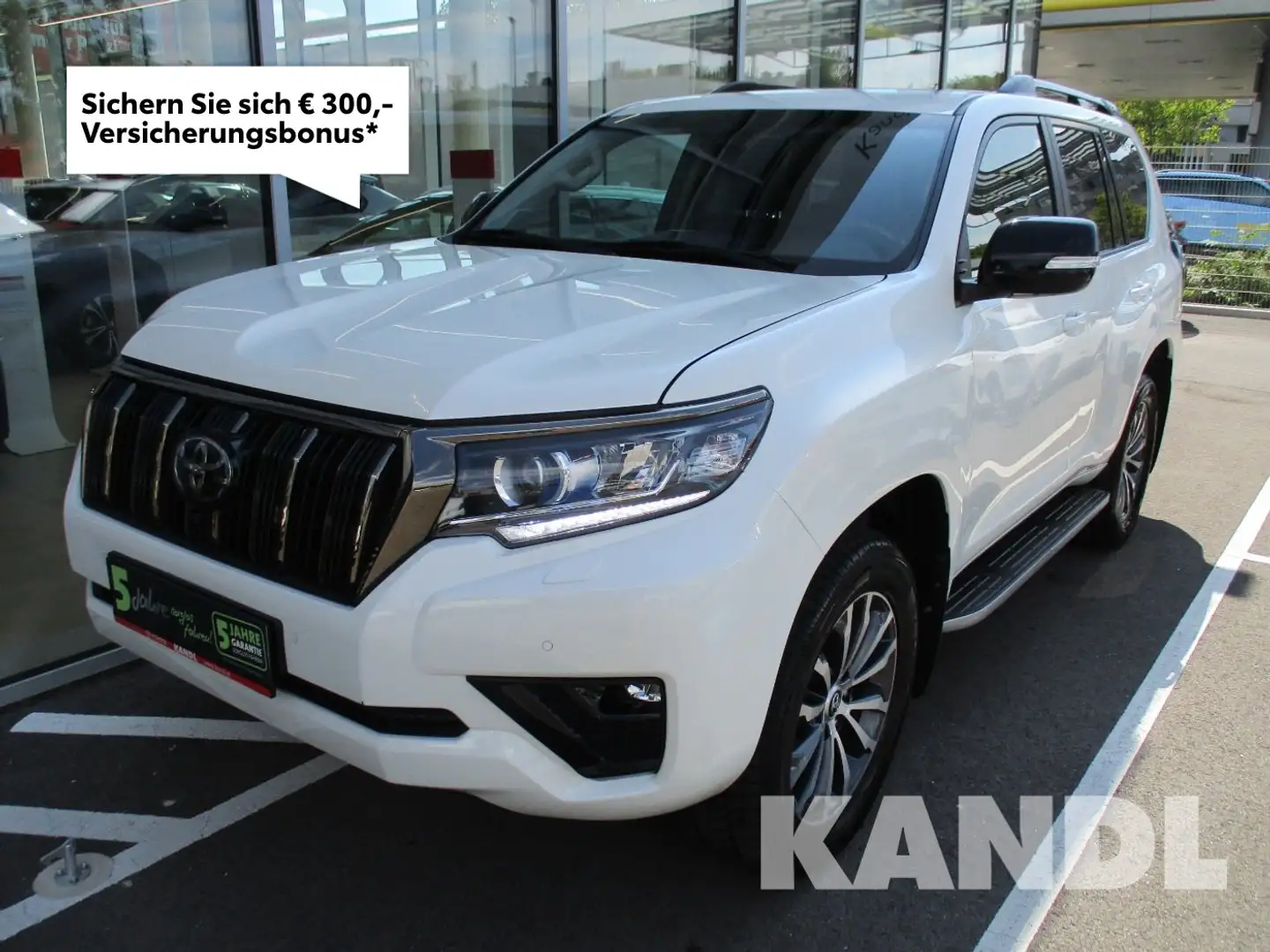 Toyota Land Cruiser Landcruiser 2.8 D-4D 4WD President Aut. ACC+LED Weiß - 1