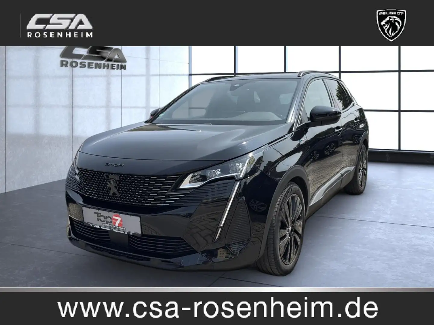 Peugeot 3008 Hybrid4 300 GT Bluetooth Navi LED Vollleder Schwarz - 1