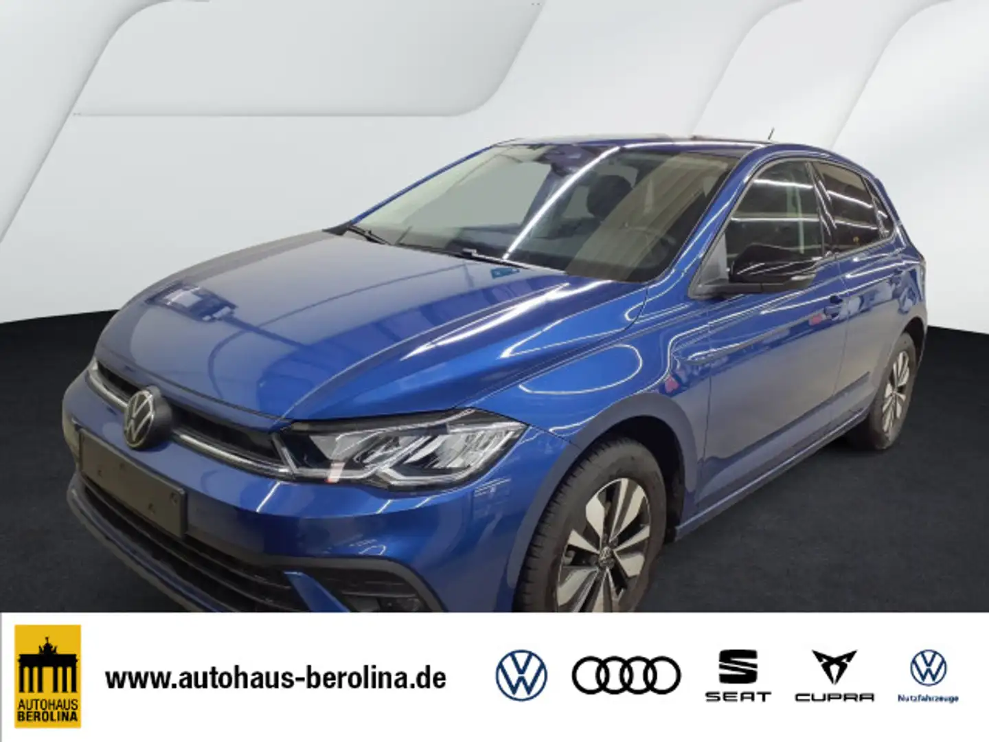 Volkswagen Polo 1.0 TSI Goal DSG *AHK*ACC*R-CAM*NAV*SHZ* Blau - 1