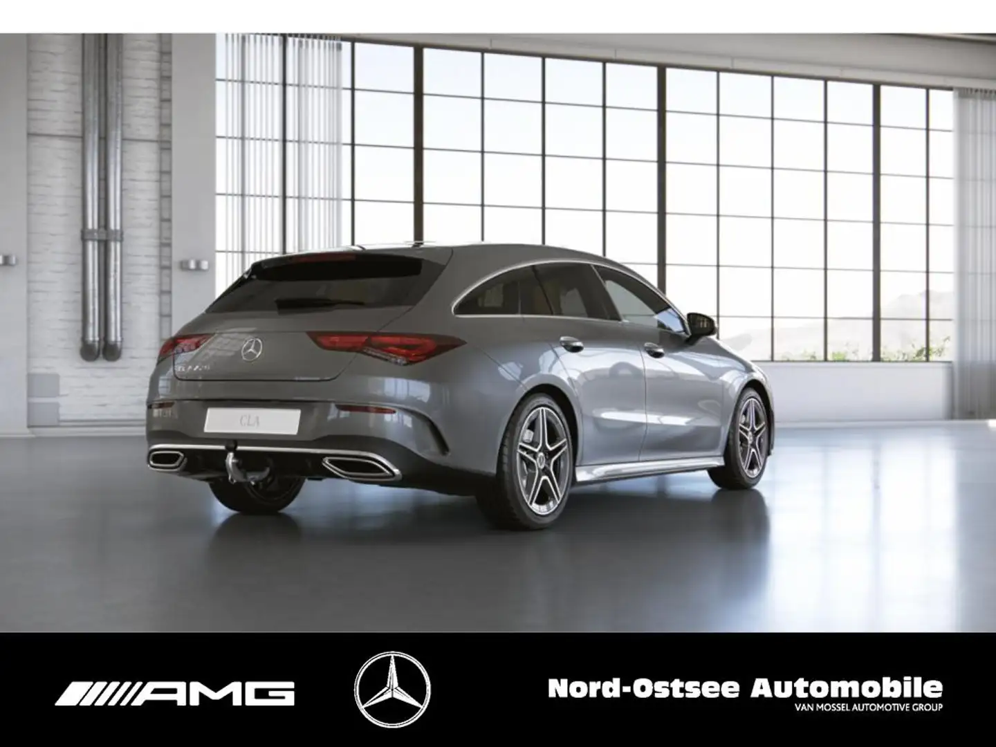 Mercedes-Benz CLA 220 SB AMG AHK PANORAMA KAMERA SPUR LED Gris - 2