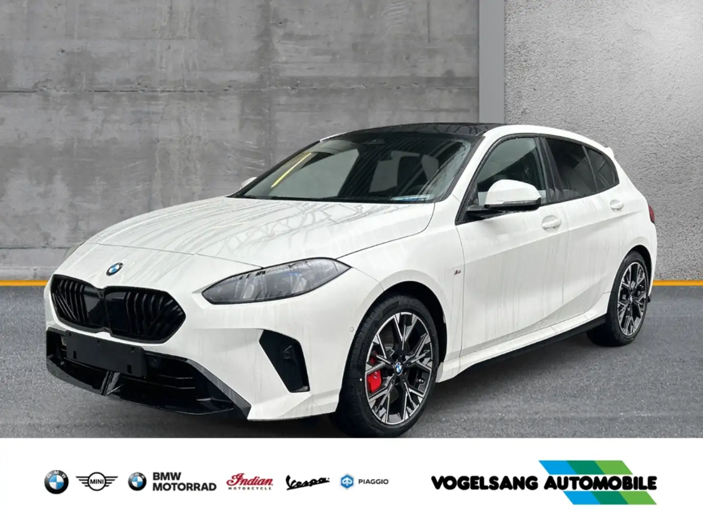 BMW 120 i M Sport Sportpaket AD El. Panodach Navi Digitale Weiß - 1