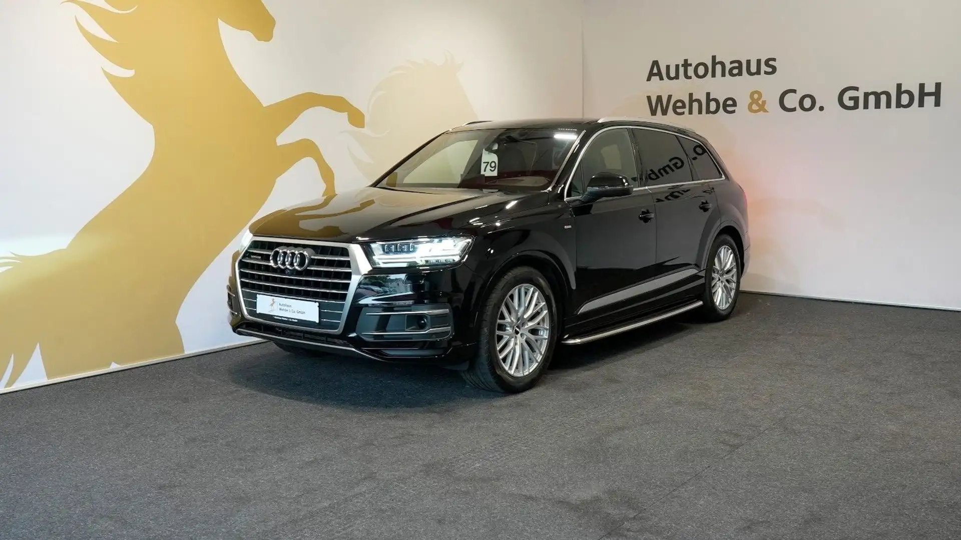 Audi Q7 3.0 TDI quattro S Line + ACC StandHz 360° HUD Noir - 1