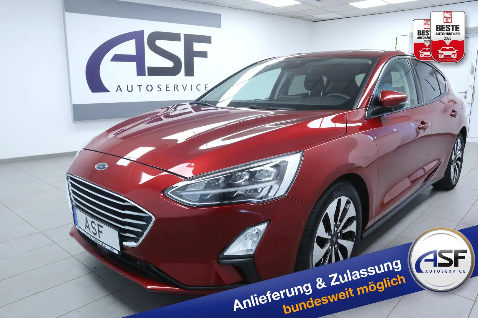 Ford Focus Cool & Connect #Spurhalte-A. #Park-Assist. #Win... Rojo - 1