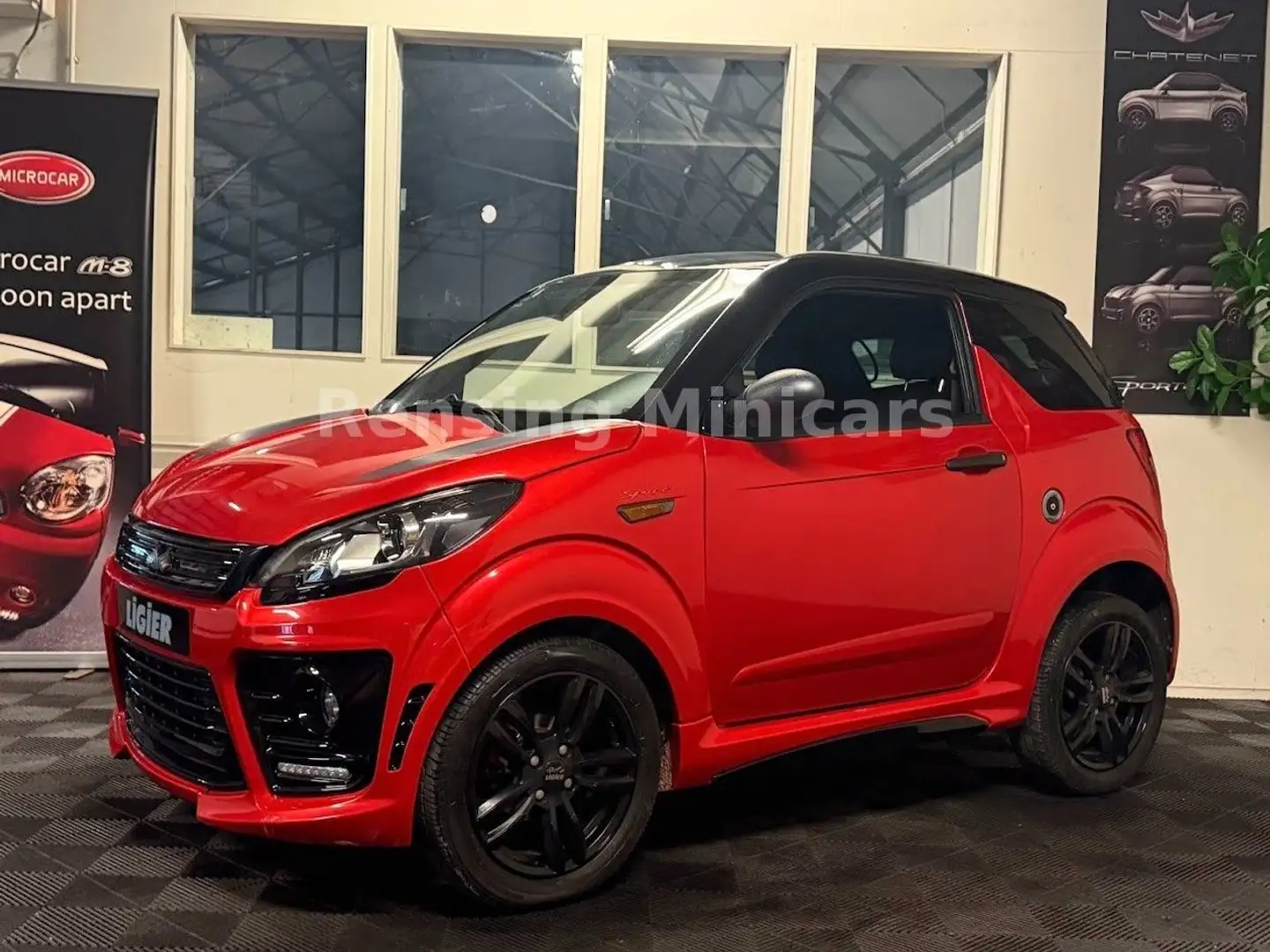 Ligier JS 50 JS50 Ultimate Sport DCI Mopedauto Microcar 45 KM Rouge - 1