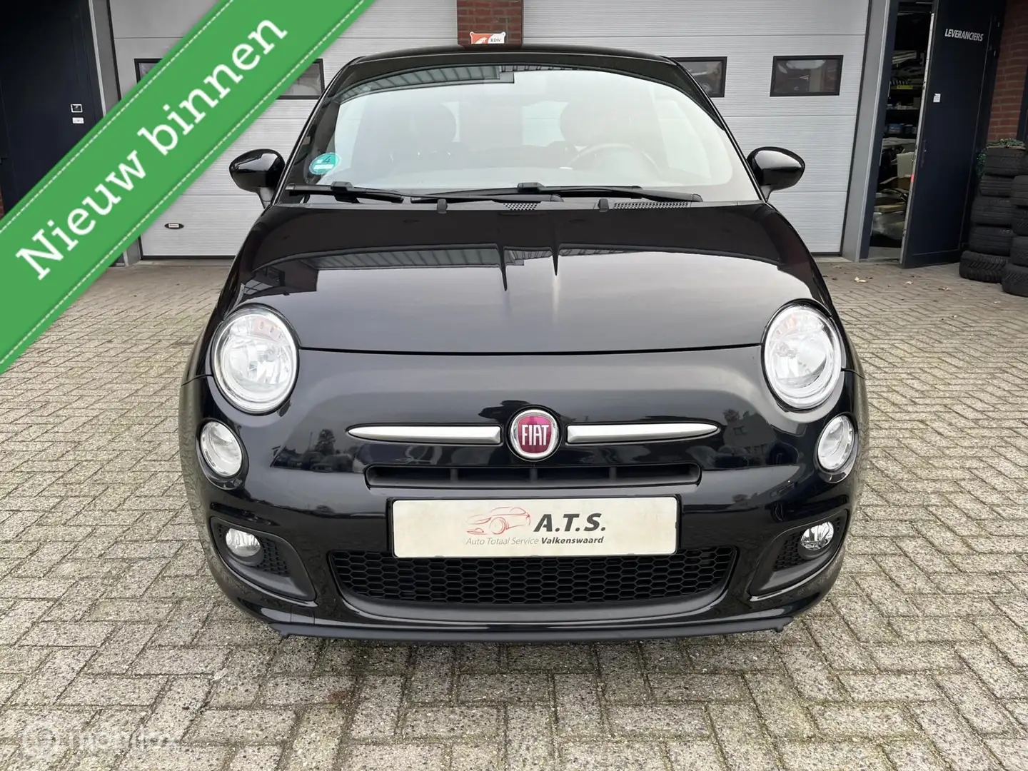Fiat 500 1.2 500S LEDER*AIRCO*LM-VELGEN*42.000KM!! Zwart - 2