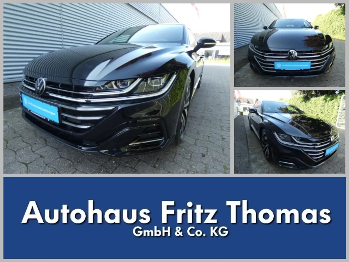 Volkswagen Arteon Shootingbrake 2.0 TDI DSG 4Motion R-Line AHK LED N Schwarz - 1