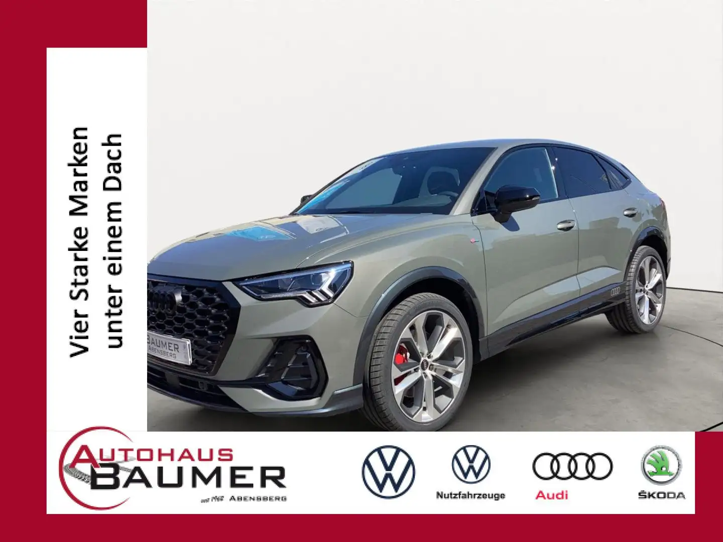 Audi Q3 Sportback 40 2.0 TFSI quattro S line S tronic Gris - 1