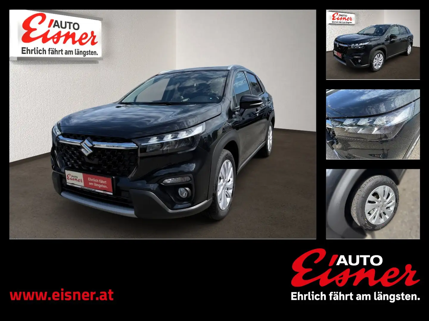 Suzuki S-Cross 1,4 GL+ Hybrid Shine 2xKlima ACC KeyLess Schwarz - 1