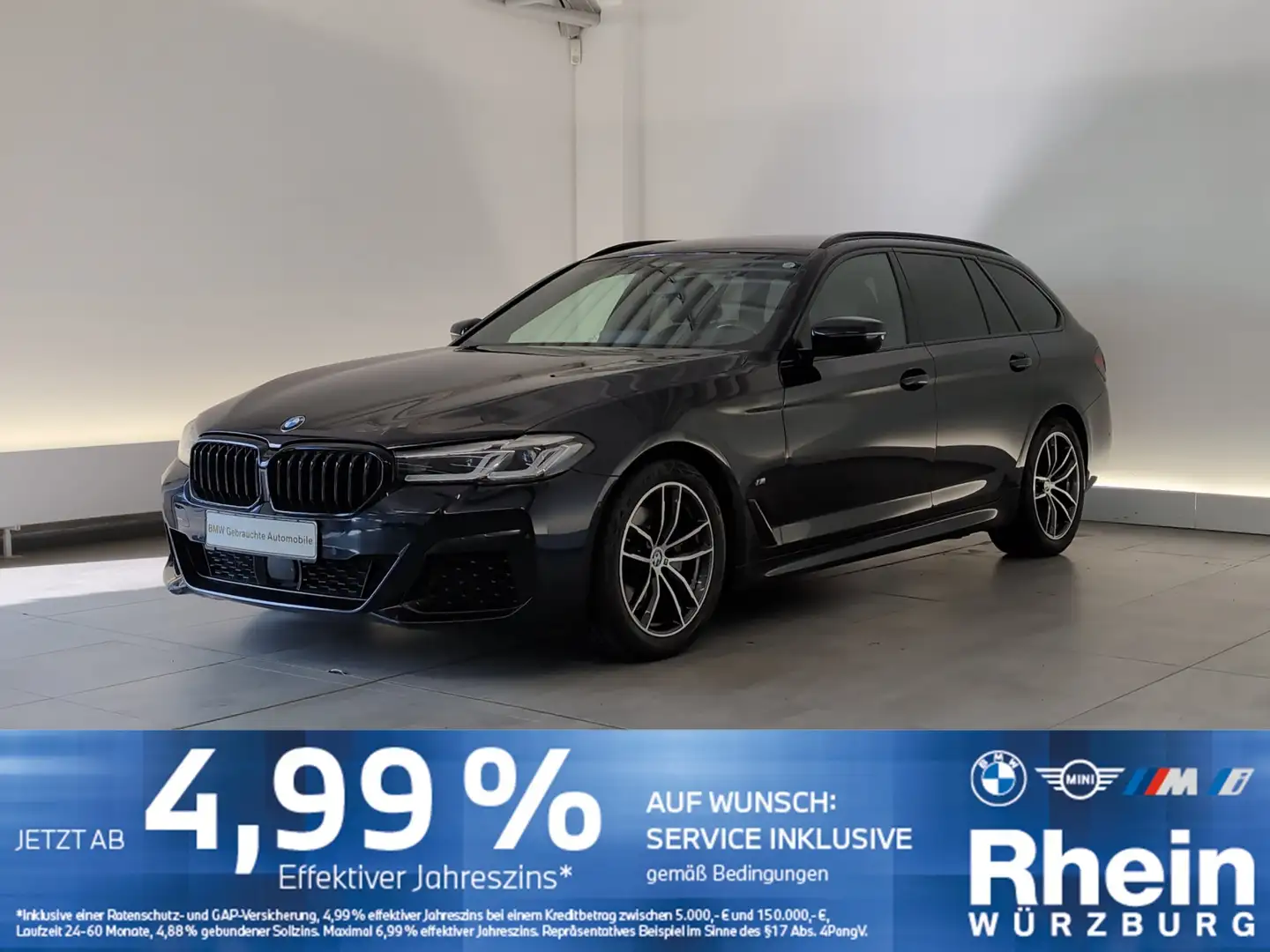 BMW 520 d Touring M Sportpaket H&K/Ambiente/Lordose H&K/Am Nero - 1