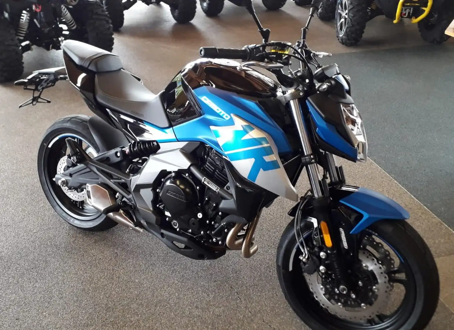 CF Moto 400 NK Motorrad Neu Garantie Finanzierung Lieferung Blau - 1