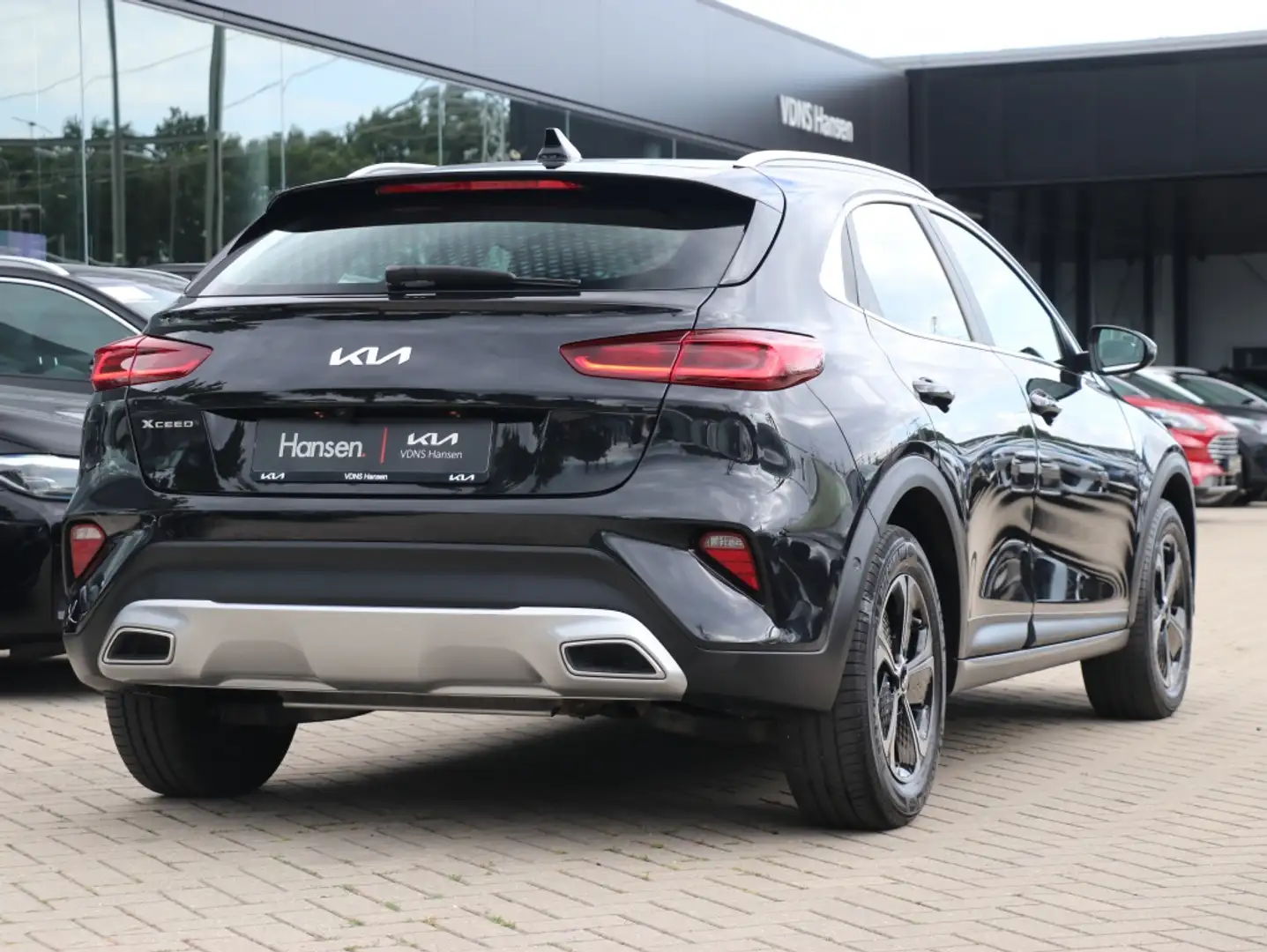 Kia XCeed 1.6 GDi PHEV DynamicLine I Navi I Half-leder I Cam Zwart - 2