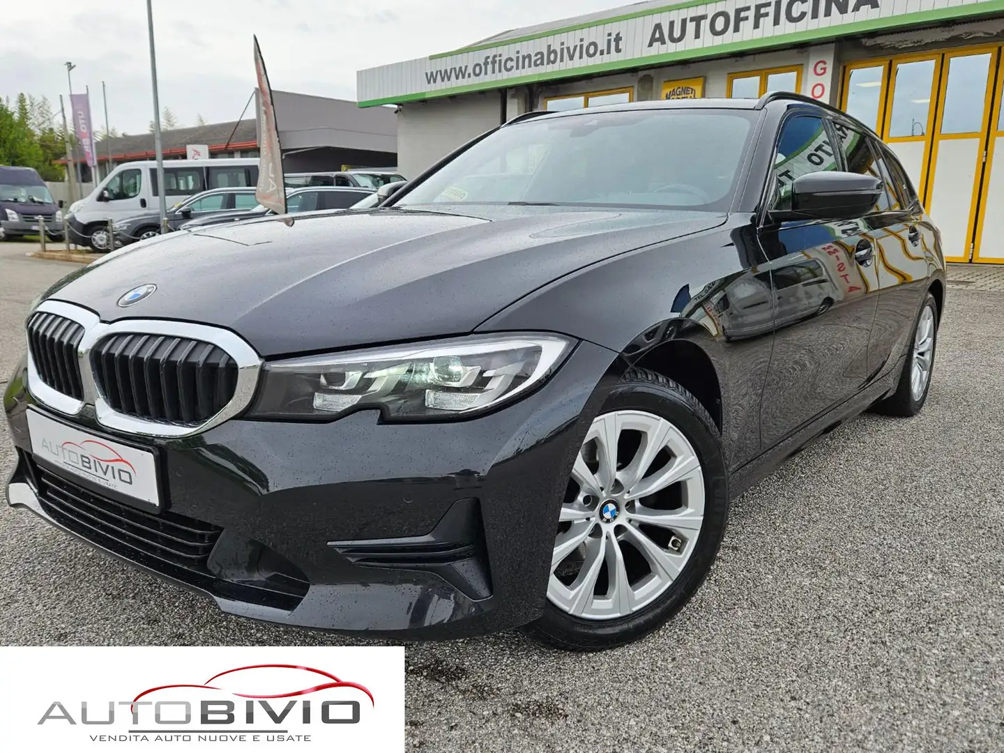 BMW 318 d 48V Touring Sport/M-Sport/LED Nero - 2