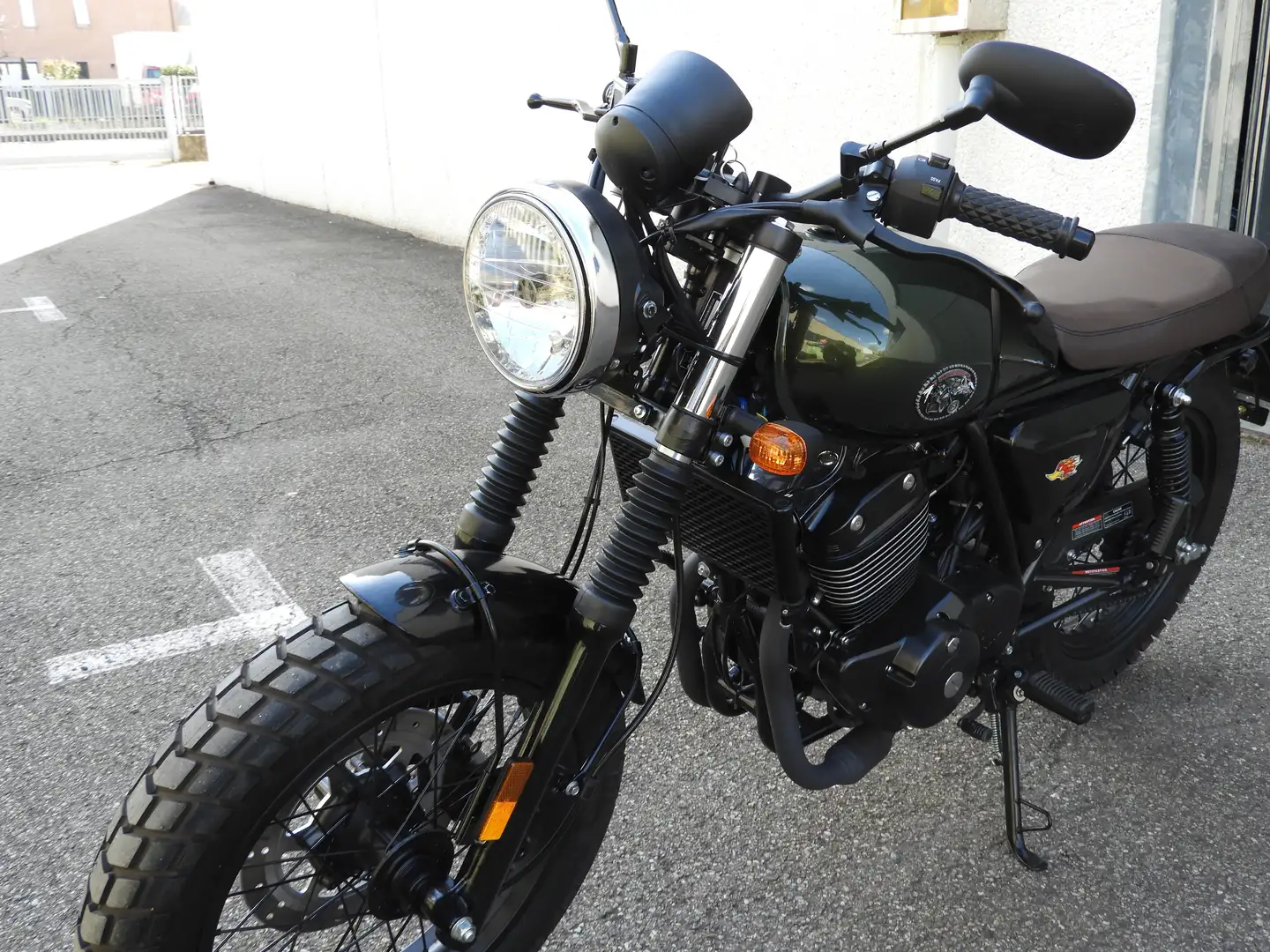 Archive Motorcycle Scrambler 250 YG250 Verde - 2