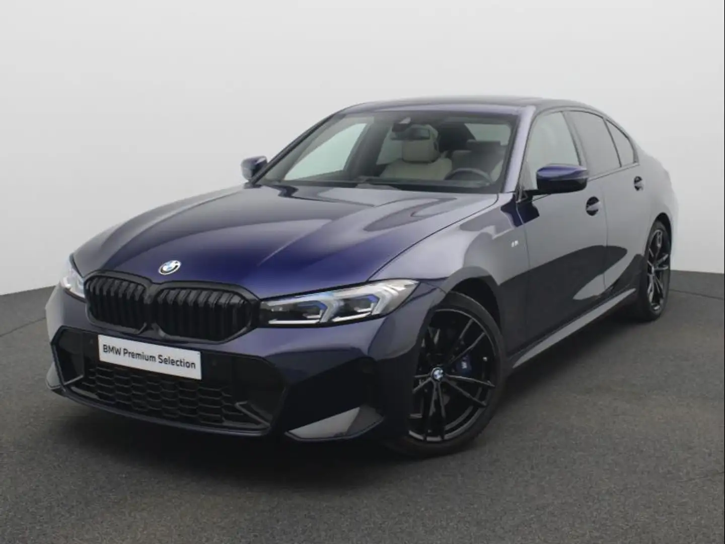 BMW 320 M SPORT - SCHUIFDAK - LEDER Bleu - 1