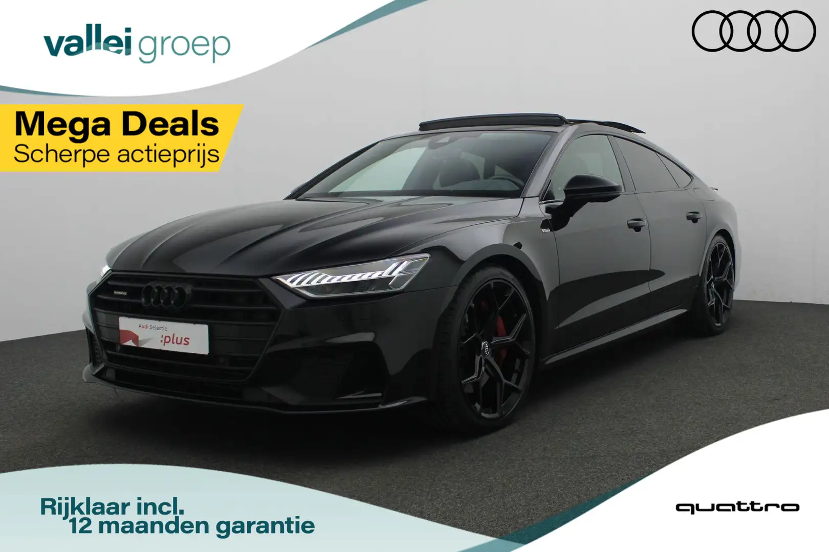 Audi A7 Sportback 55 TFSI e 367 pk S-tronic quattro Pro Li Zwart - 1