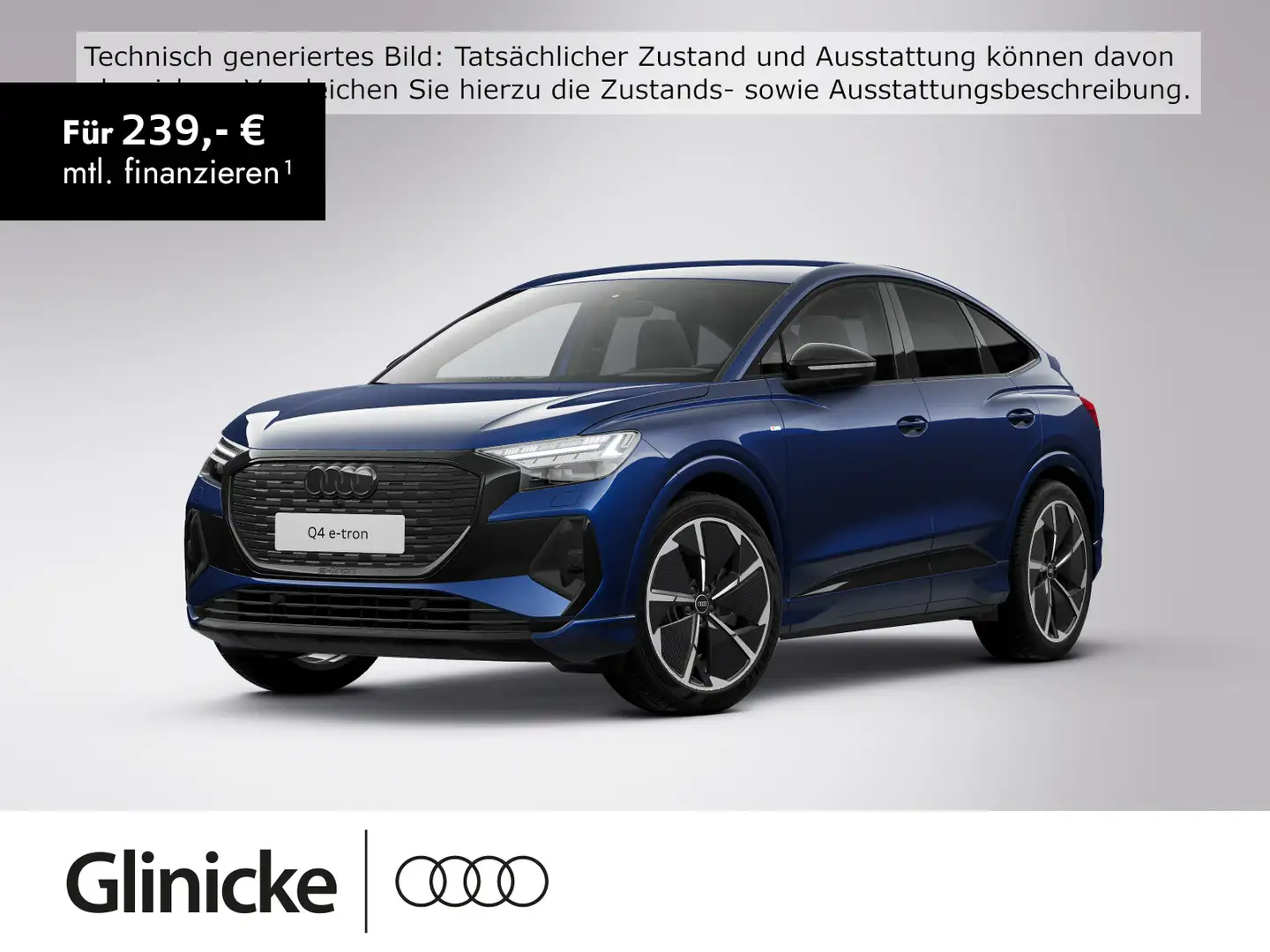 Audi Q4 e-tron Q4 Sportback 40 e-tron *Matrix-LED*MMI*APS Plus Blau - 1