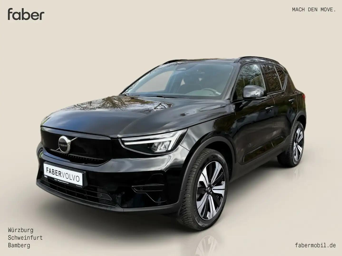 Volvo XC40 Plus Recharge Pure Electric 2WD Schwarz - 1