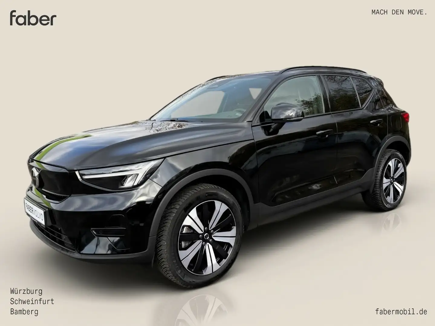 Volvo XC40 Plus Recharge Pure Electric 2WD Schwarz - 2