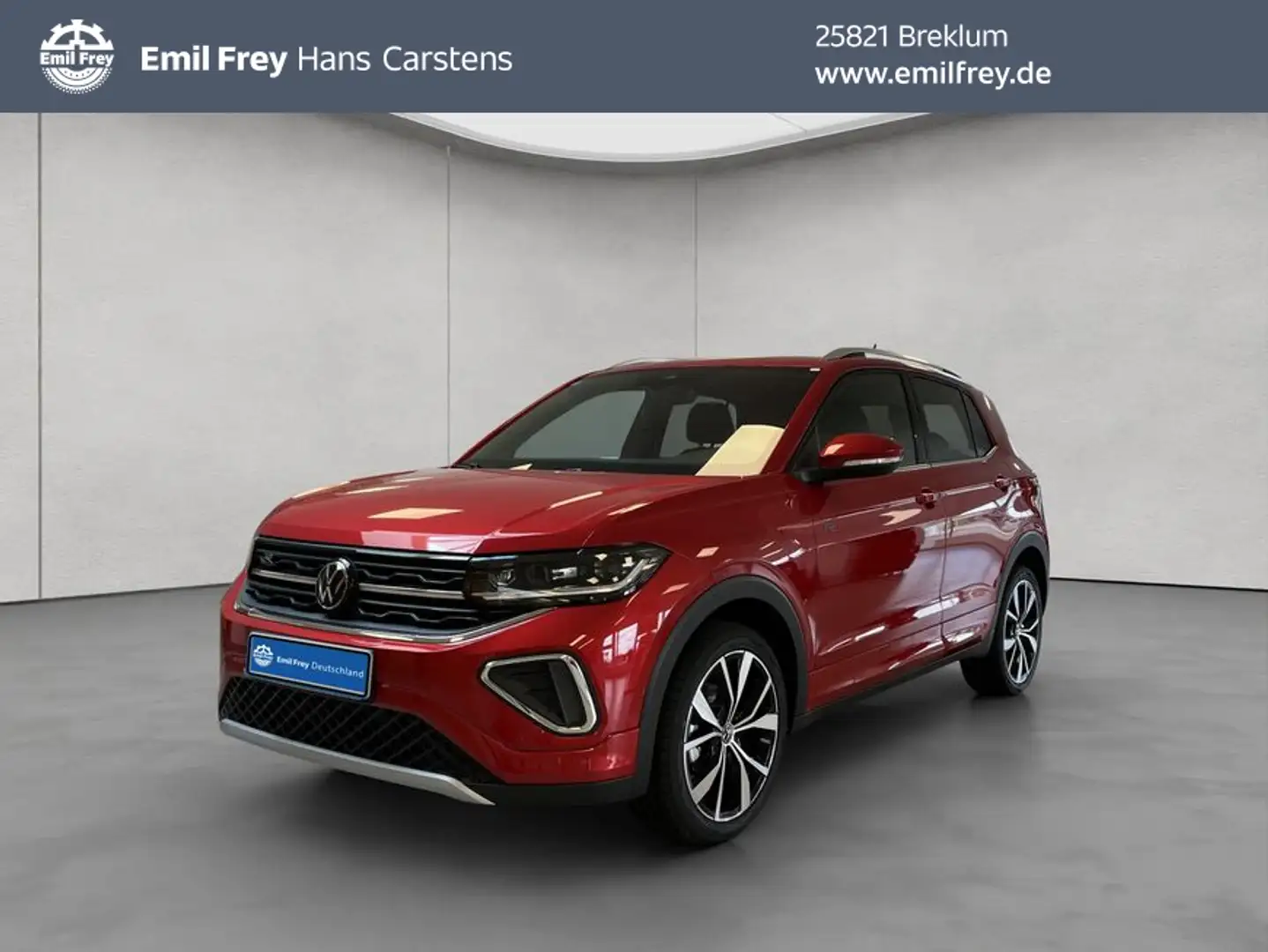 Volkswagen T-Cross R-Line 1,5 l DSG AHK IQLight Rückfahrkam. Rot - 1