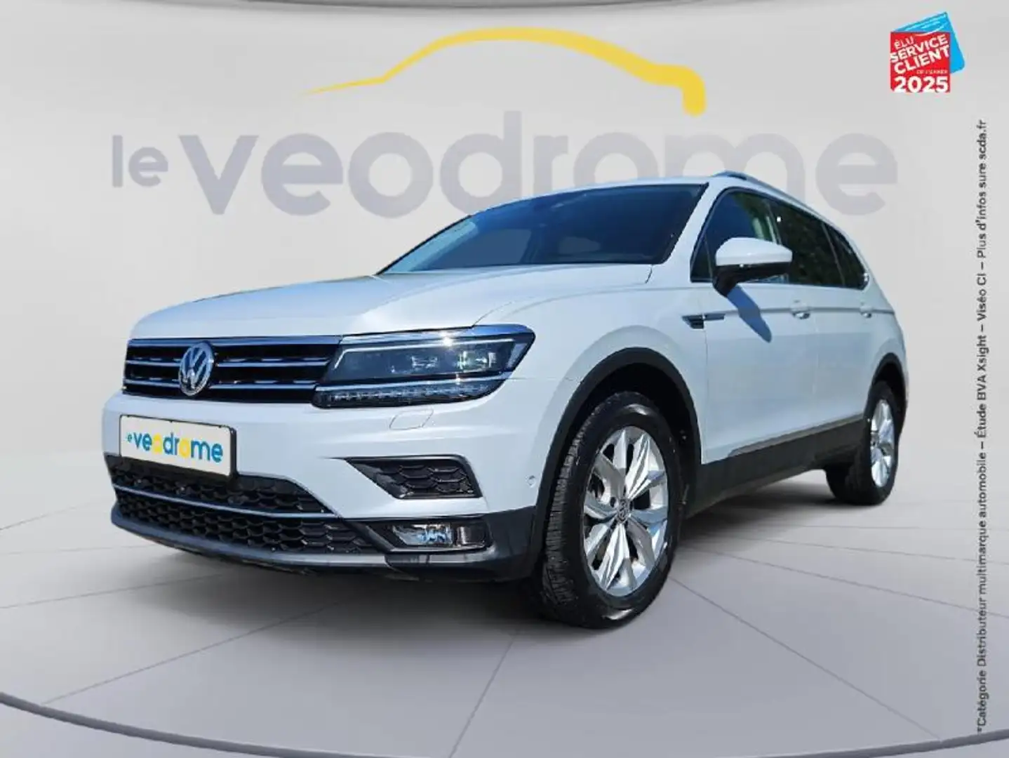 Volkswagen Tiguan Allspace 2.0 TDI 150ch Carat DSG7 Euro6d-T Blanc - 1