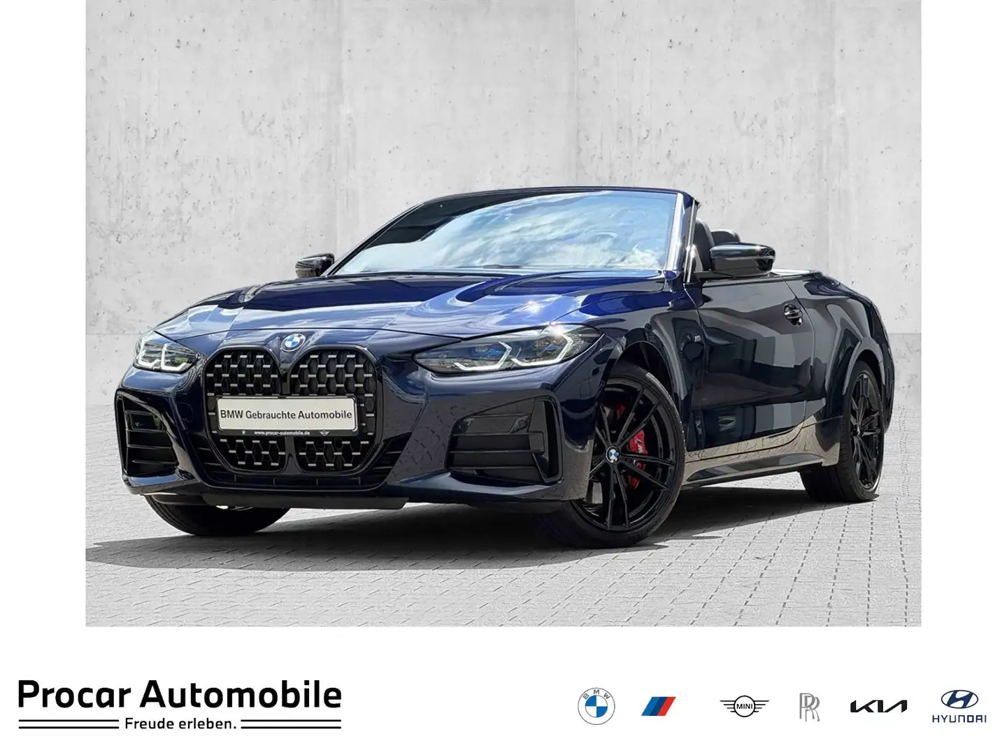 BMW 440 M440d xDrive Cabrio Laser DA PA RFK H/K AHK 19" Blau - 1