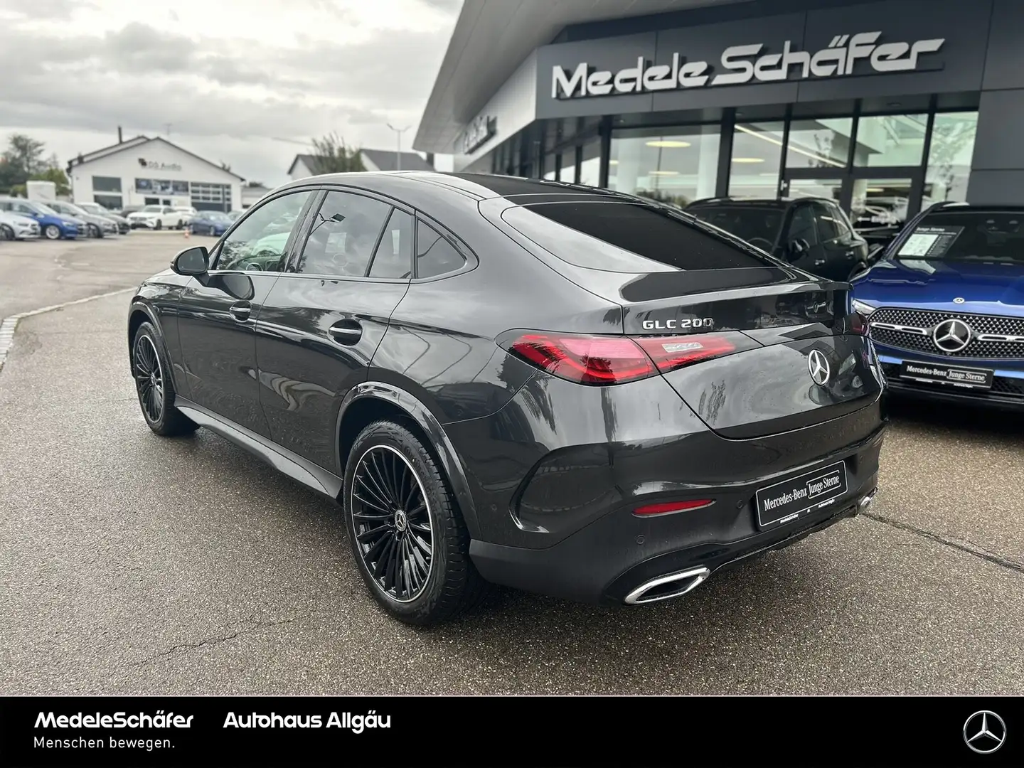 Mercedes-Benz GLC 200 GLC 200 4M Coupé AMG Night AHK LED Kam Ambie 20" Gris - 2