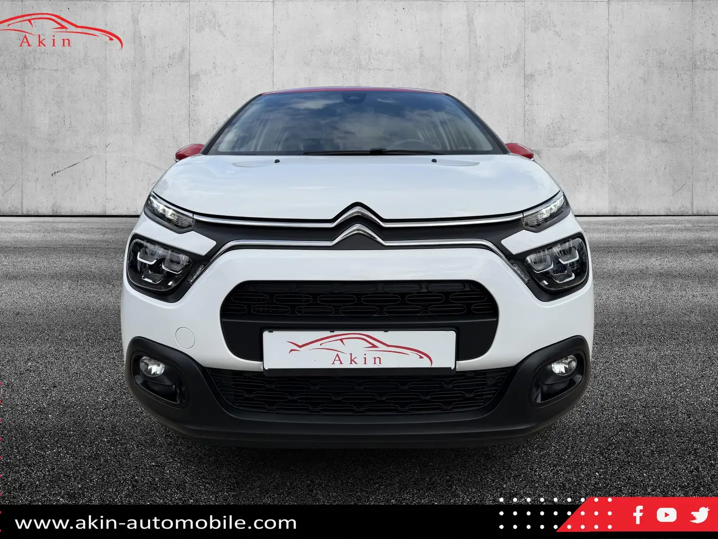 Citroen C3 KEYLASS/LED/TEMP./NAVI/CARPLAY/PDC/ACC Weiß - 2