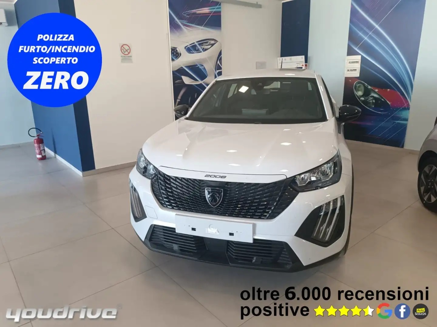 Peugeot 2008 PureTech 100 S&S Active KM0 Bianco - 1