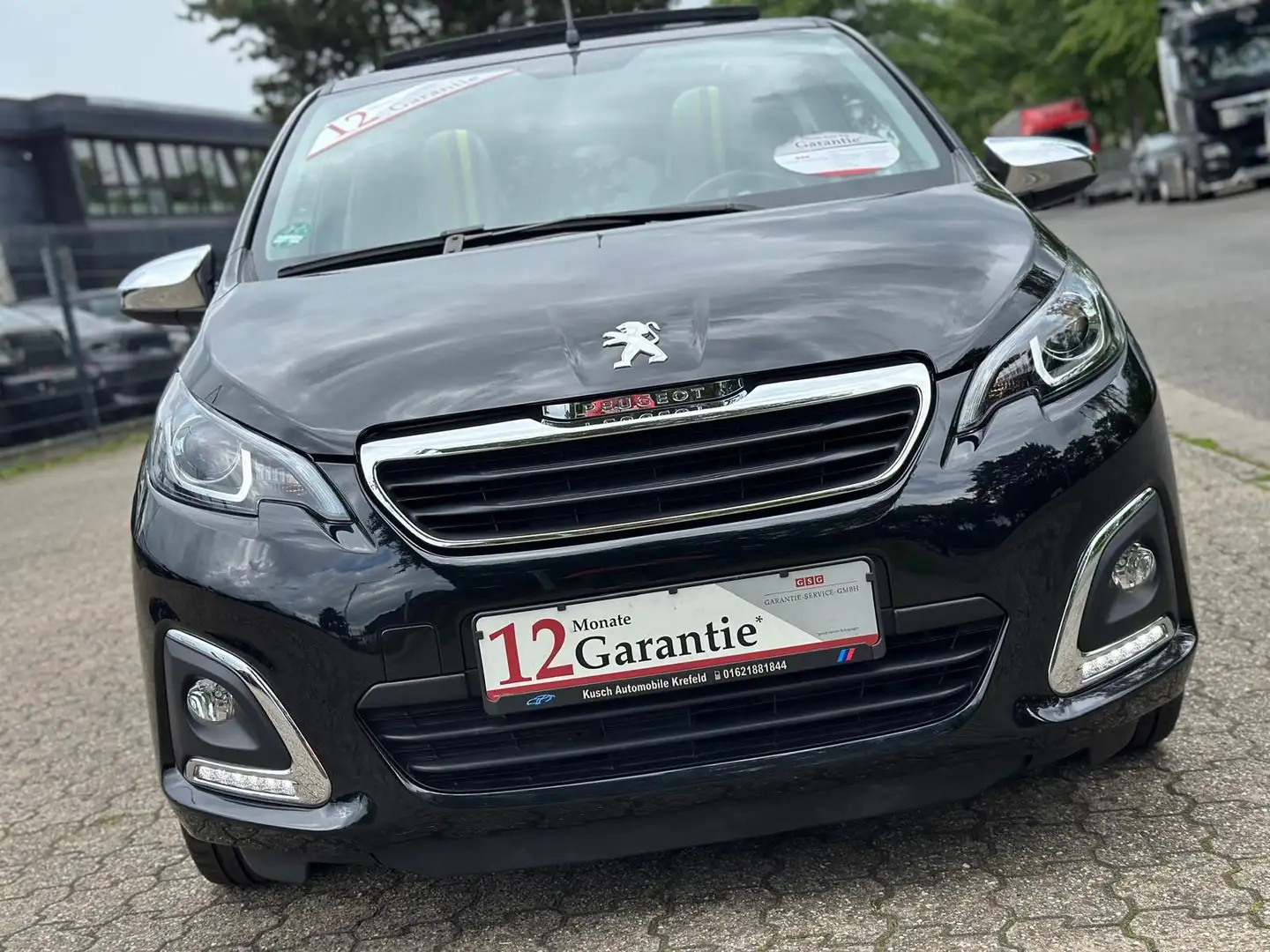 Peugeot 108 VTI 72 /15''-Alu/Faltdach/Mirror-Link/SHZ/Tempomat Fekete - 2