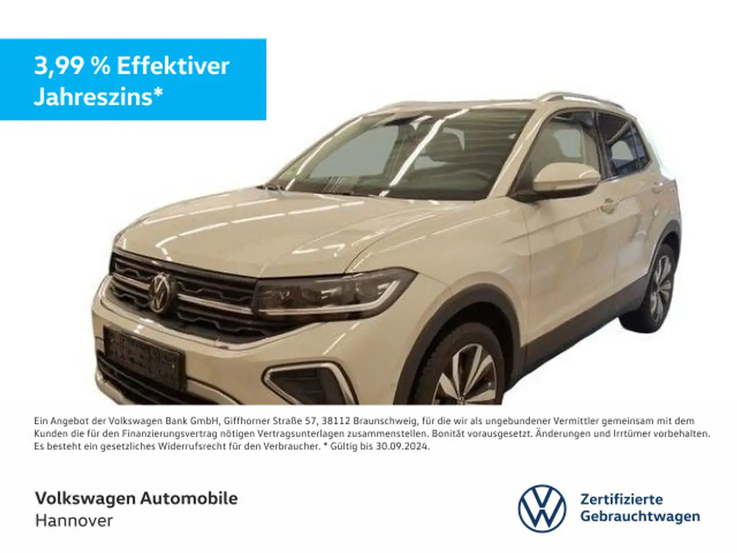Volkswagen T-Cross 1.0 TSI DSG Style Navi LED DigCockpit AC Gris - 1