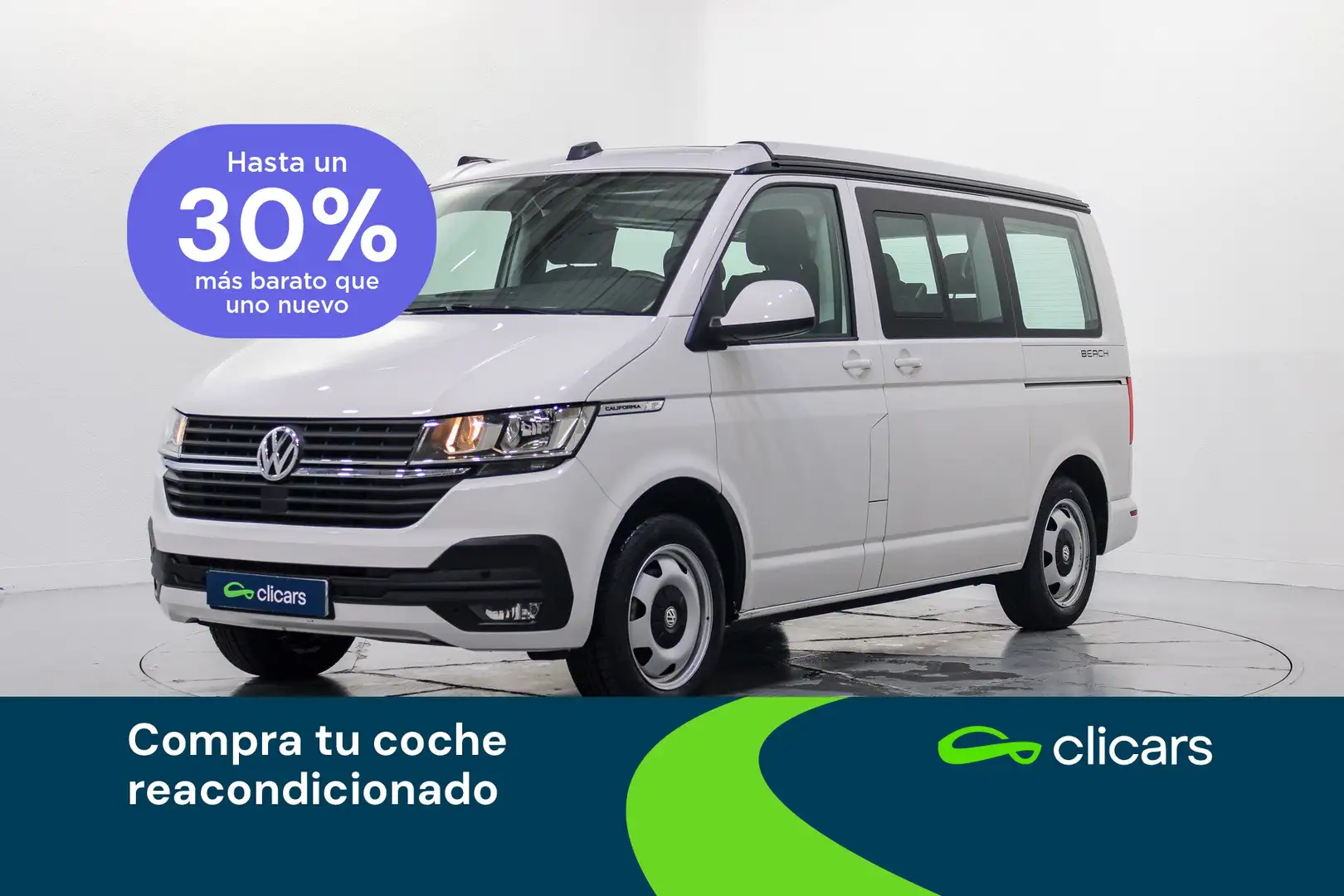 Volkswagen T6 California 2.0TDI BMT Beach Tour 110kW Blanco - 1