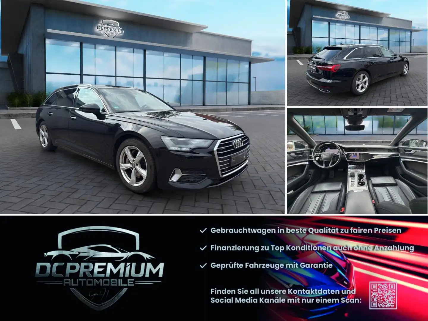 Audi A6 Avant 45 TDI quattro sport, Leder,Panorama Noir - 1