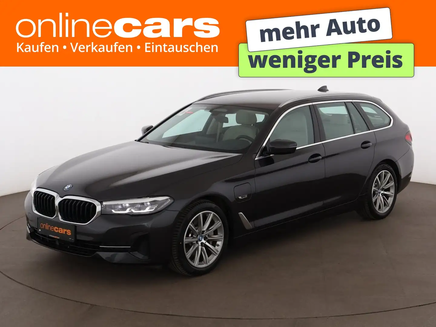 BMW 530 e Touring PHEV Aut LED AHK LEDER NAVI SITZHZG Grau - 1