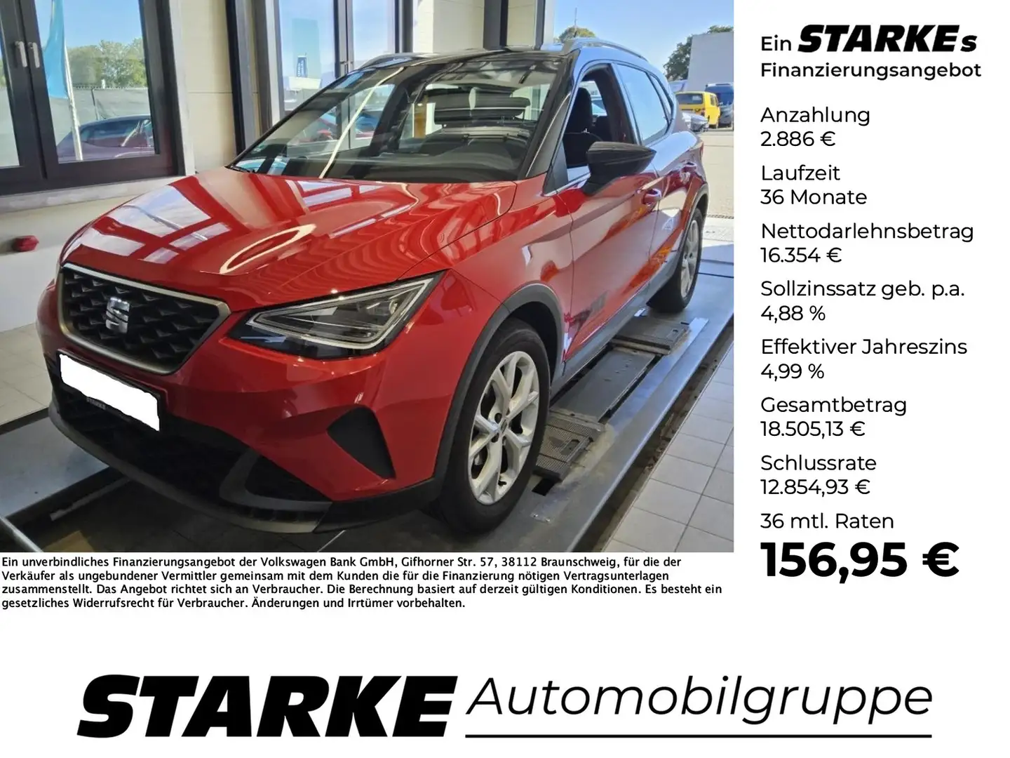 SEAT Arona FR 1.0 TSI Rot - 1