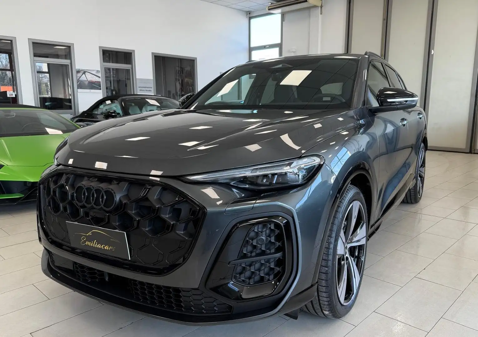 Audi Q5 2.0 TDI 204 CV MHEV QUATTROS-LINE SOSP PNEUMATICHE Grigio - 1